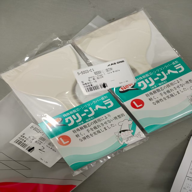 日本ASONE亞速旺 硅膠刮鏟 5-5003-04 清潔刮刀